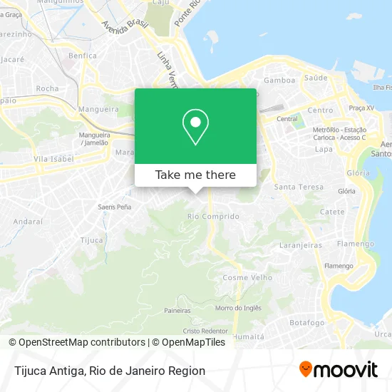 Tijuca Antiga map