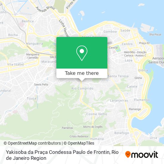 Yakisoba da Praça Condessa Paulo de Frontin map