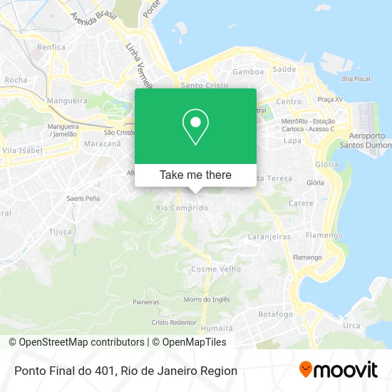 Ponto Final do 401 map