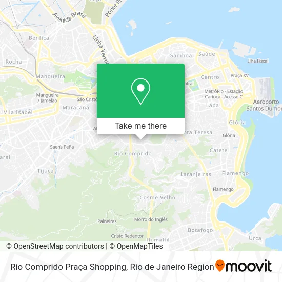 Rio Comprido Praça Shopping map