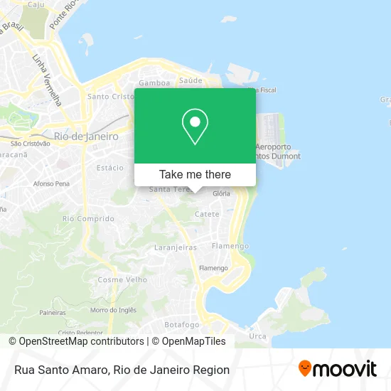 Rua Santo Amaro map