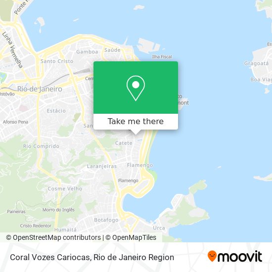 Coral Vozes Cariocas map