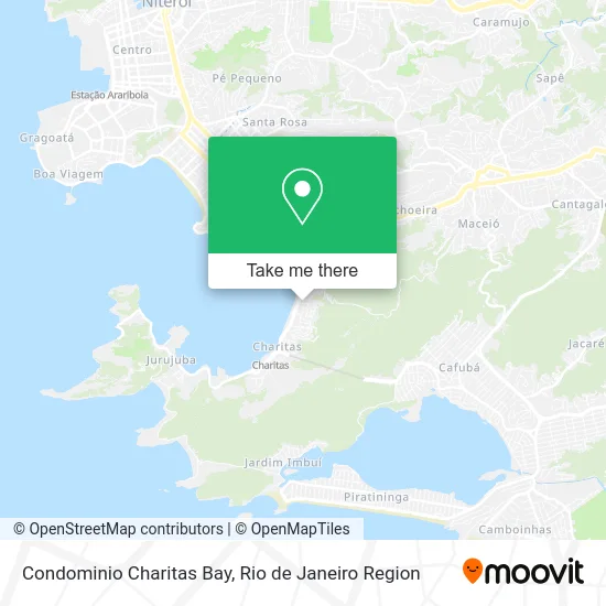 Condominio Charitas Bay map