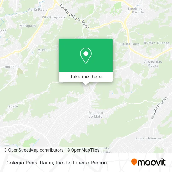 Colegio Pensi Itaipu map