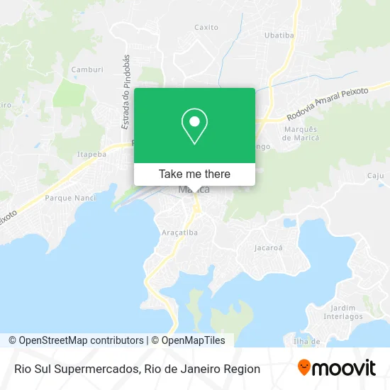 Rio Sul Supermercados map