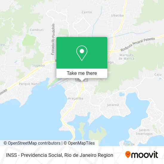 INSS - Previdencia Social map