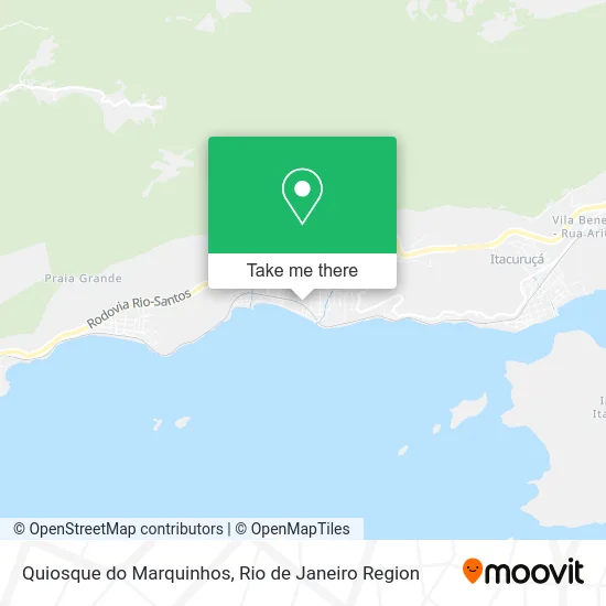 Quiosque do Marquinhos map