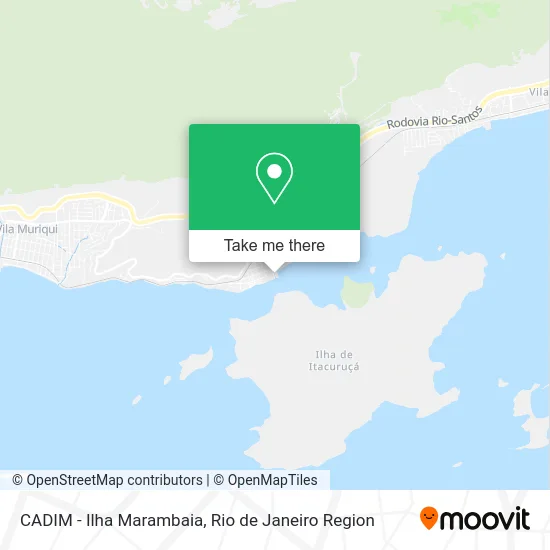 CADIM - Ilha Marambaia map