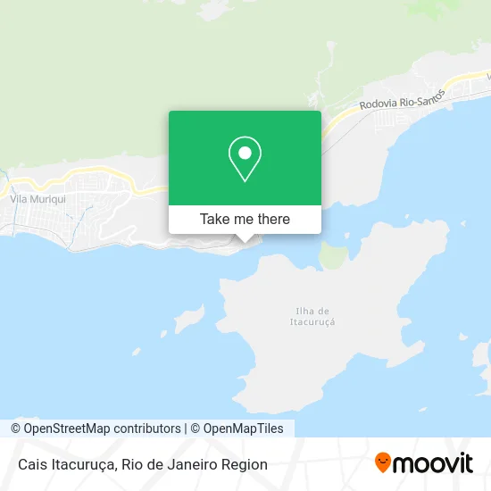Cais Itacuruça map
