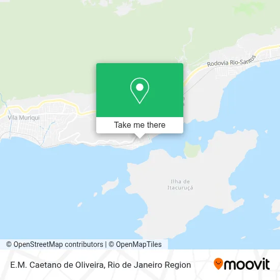 E.M. Caetano de Oliveira map