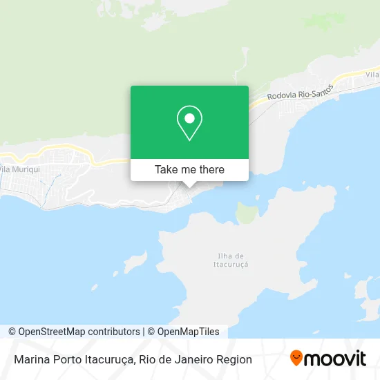 Marina Porto Itacuruça map