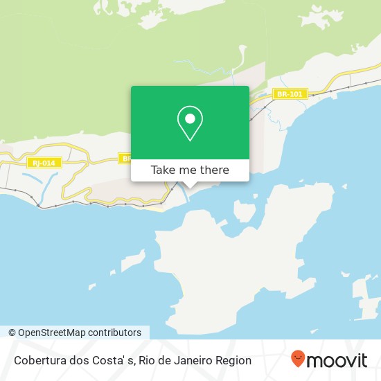 Cobertura dos Costa' s map