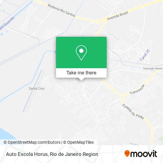 Auto Escola Horus map