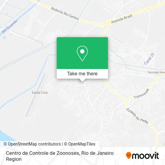 Centro de Controle de Zoonoses map