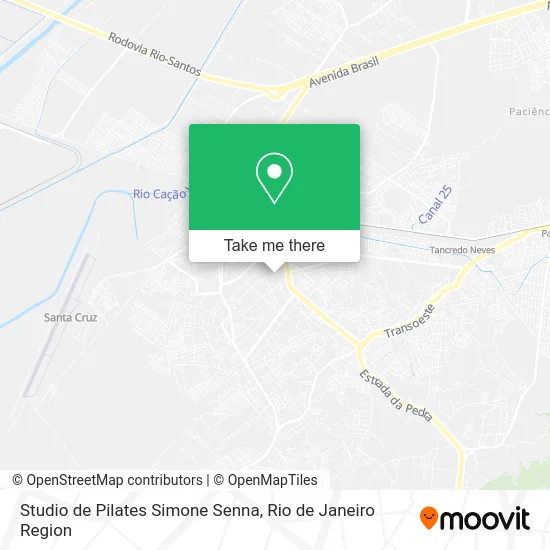 Studio de Pilates Simone Senna map