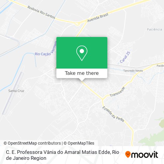 C. E. Professora Vânia do Amaral Matias Edde map