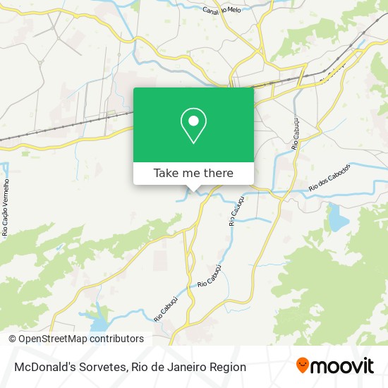 Mapa McDonald's Sorvetes