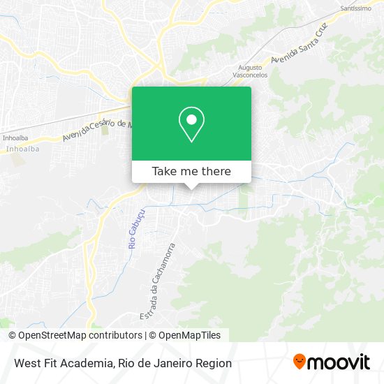 West Fit Academia map