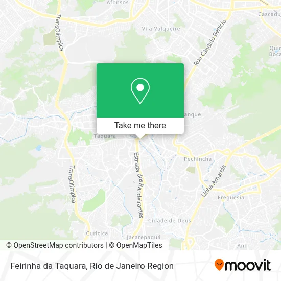 Feirinha da Taquara map