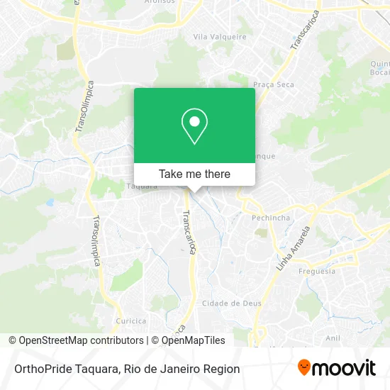 OrthoPride Taquara map
