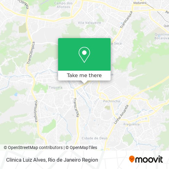 Mapa Clínica Luiz Alves