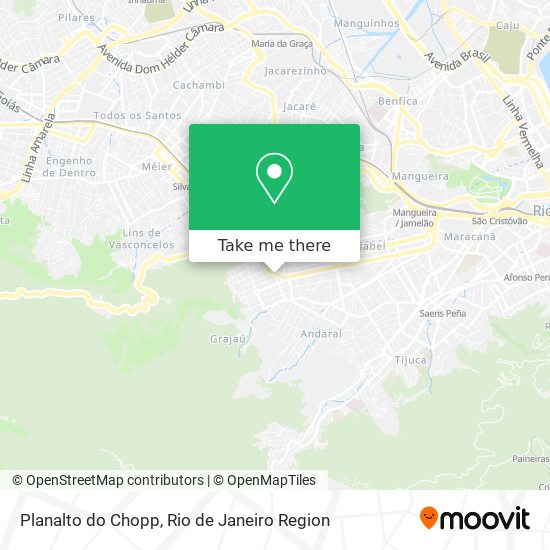 Mapa Planalto do Chopp