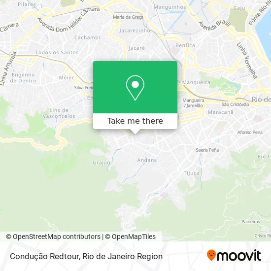 Condução Redtour map