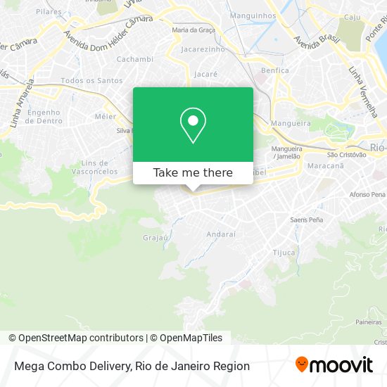 Mega Combo Delivery map