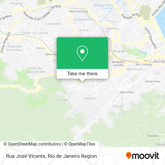 Rua José Vicente map