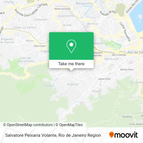 Salvatore Peixaria Volante map