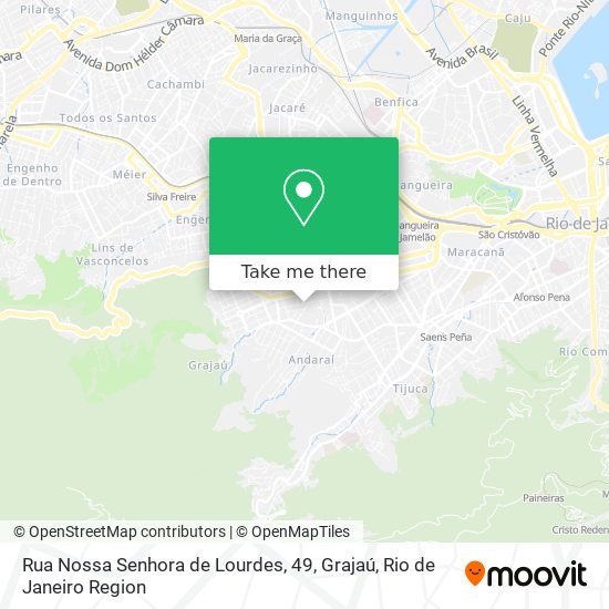 Rua Nossa Senhora de Lourdes, 49, Grajaú map