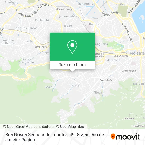 Rua Nossa Senhora de Lourdes, 49, Grajaú map
