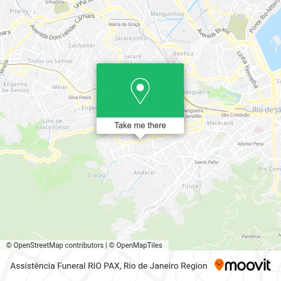 Assistência Funeral RIO PAX map