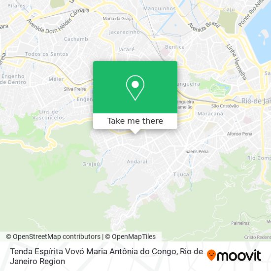 Tenda Espírita Vovó Maria Antônia do Congo map