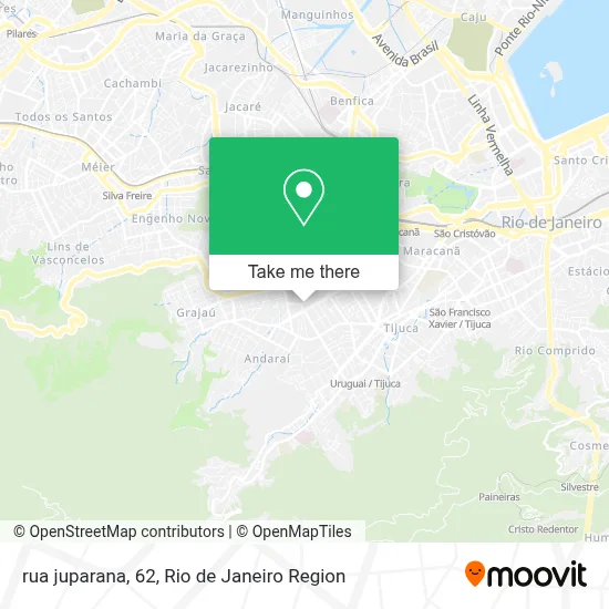 rua juparana, 62 map