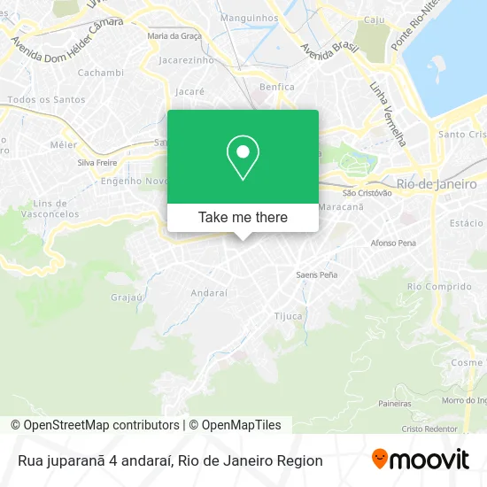 Rua juparanã 4 andaraí map