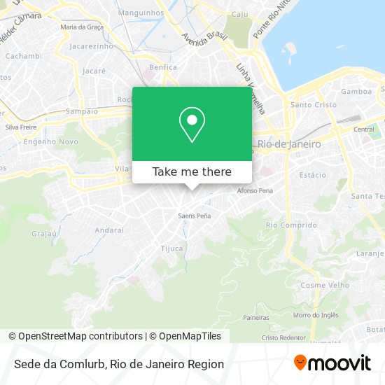 Mapa Sede da Comlurb