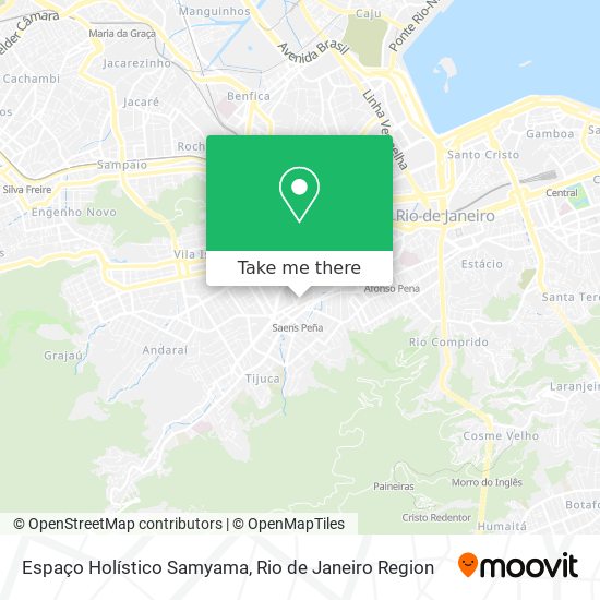 Espaço Holístico Samyama map