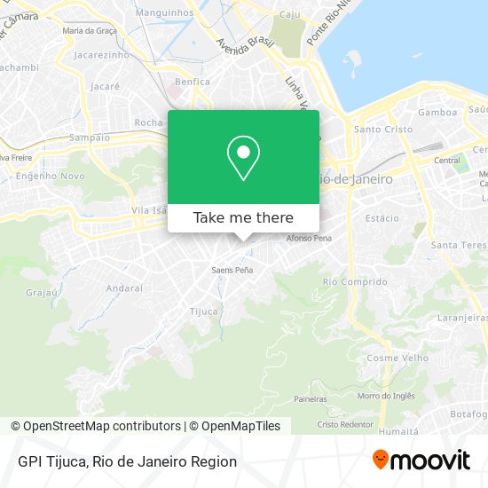 GPI Tijuca map