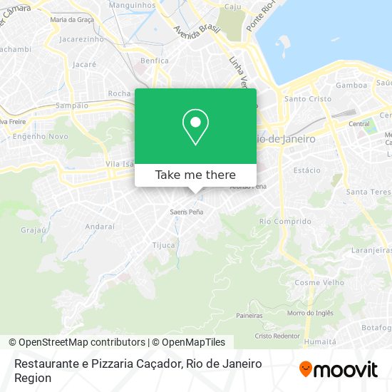 Restaurante e Pizzaria Caçador map