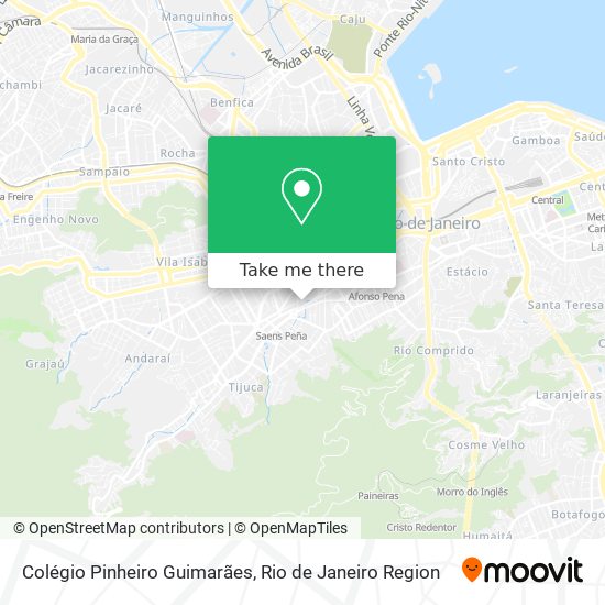 Mapa Colégio Pinheiro Guimarães