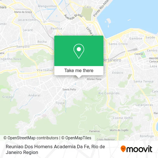 Reuniao Dos Homens Academia Da Fe map