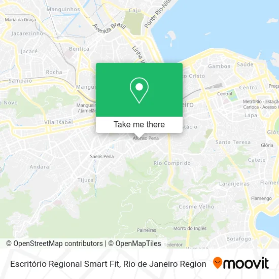 Escritório Regional Smart Fit map