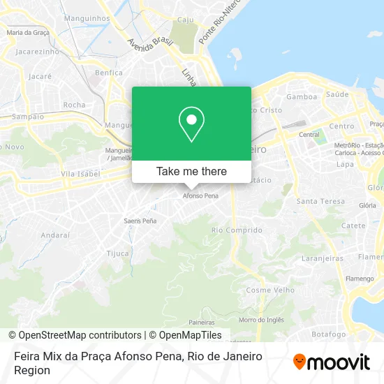 Feira Mix da Praça Afonso Pena map