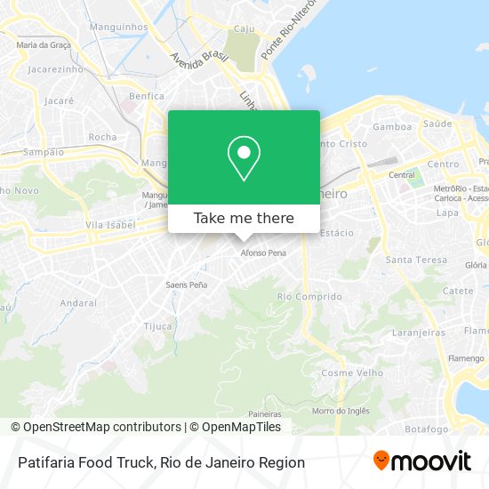 Mapa Patifaria Food Truck