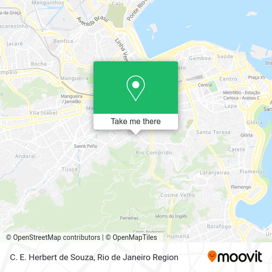 C. E. Herbert de Souza map