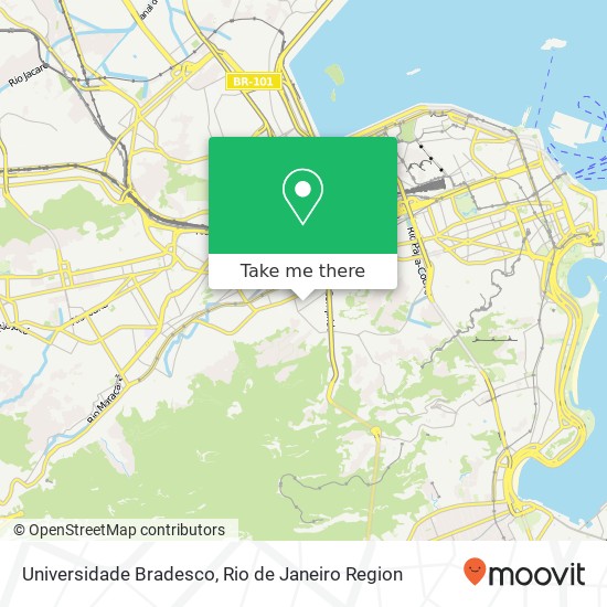 Universidade Bradesco map