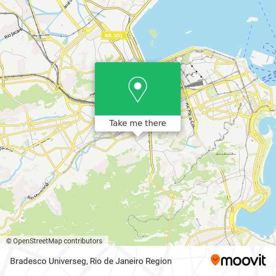 Bradesco Universeg map