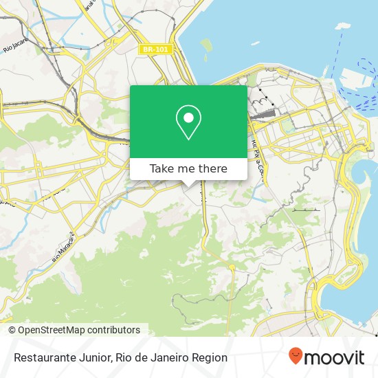 Mapa Restaurante Junior