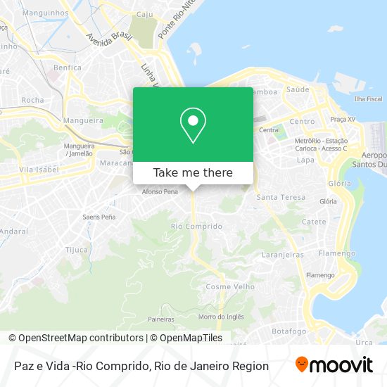 Paz e Vida -Rio Comprido map